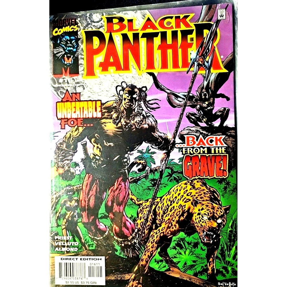 Marvel Comic Book Black Panther Back‎ from the Grave #16